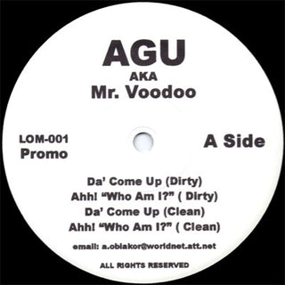 Mr. Voodo- Da' Come Up (12”)(Promo) - Darkside Records
