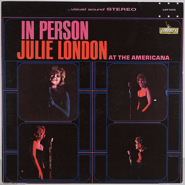 Julie London And The Americana- In Person - Darkside Records