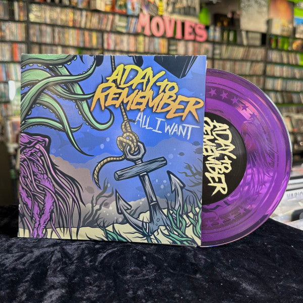 A Day To Remember- All I Want (Purple, Etched B Side) - Darkside Records