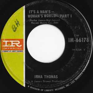 Irma Thomas- It's A Man's Woman's World Part 1 / It's A Man's Woman's World Part 2 - Darkside Records