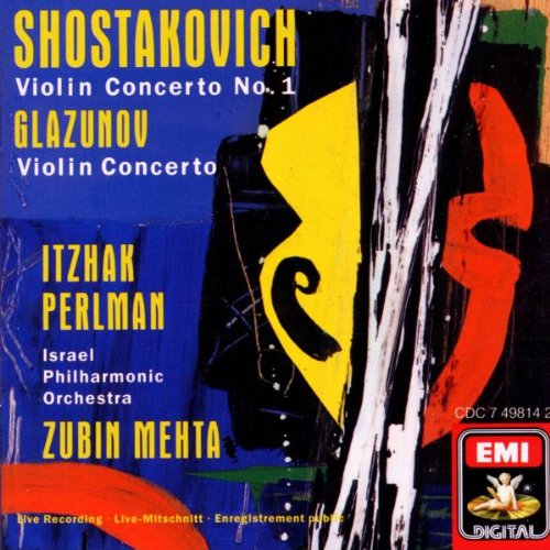 Shostakovich/ Glazunov- Violin Concerto No. 1/ Violin Concerto (Zubin Mehta, Conductor) - Darkside Records