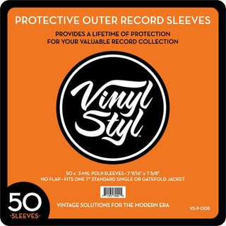 Vinyl Styl 7" Poly Sleeves - 50 CT - Darkside Records