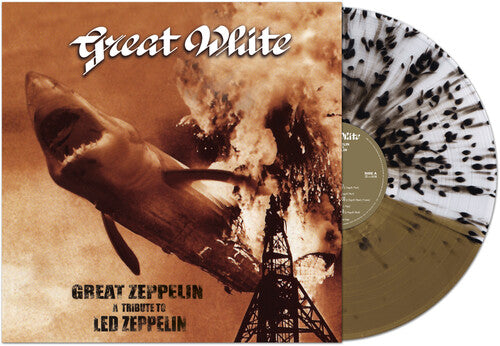 Great White- Tribute To Led Zeppelin (Black White & Gold Splatter) - Darkside Records