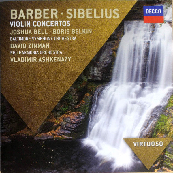 Sibelius/ Barber- Violin Concertos (David Zinman/ Vladimir Ashkenazy, Conductor) - Darkside Records