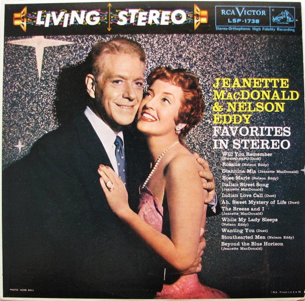 Jeanette McDonald And Nelson Eddy- Favorites In Stereo - Darkside Records