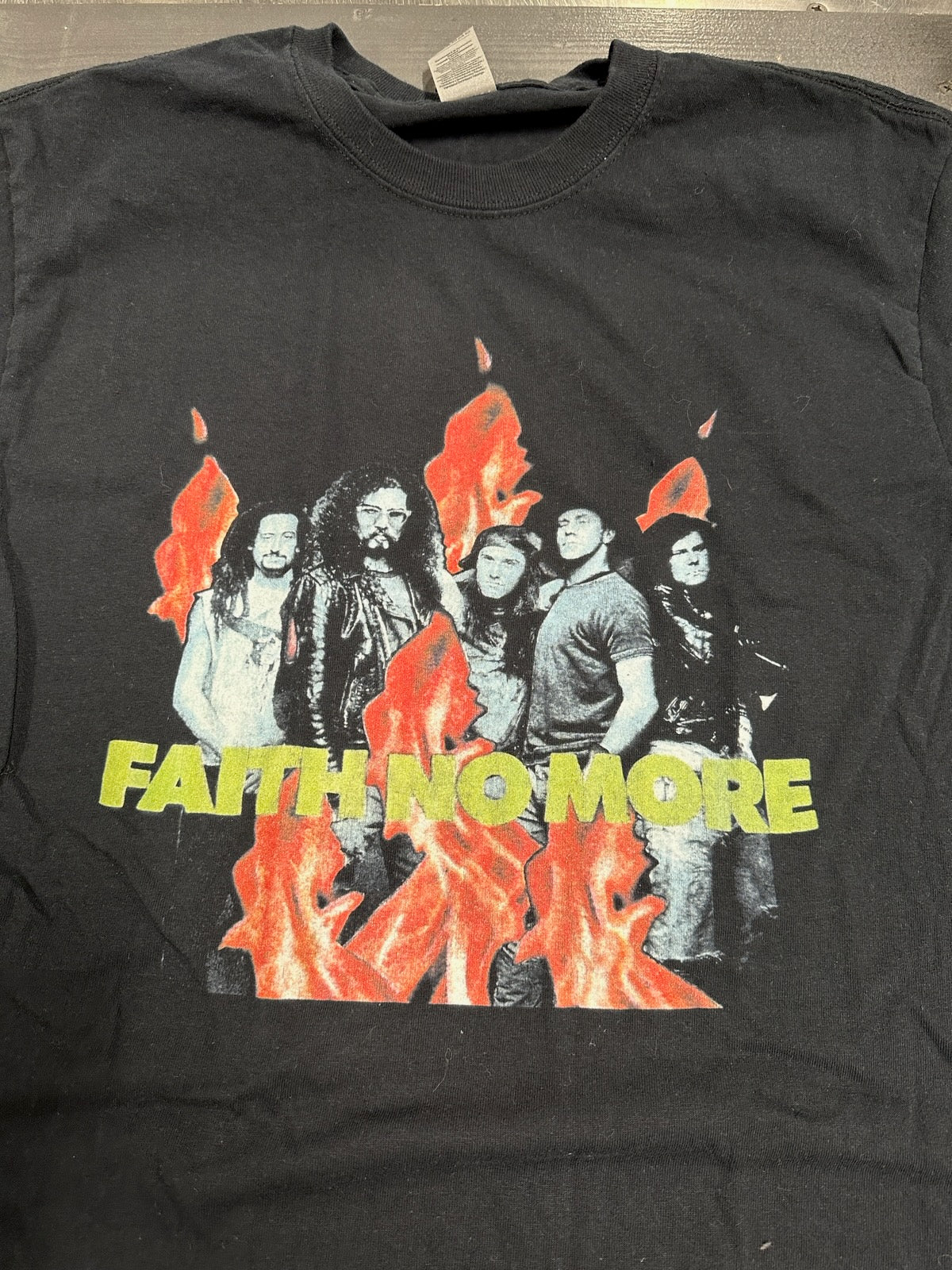 Faith No More The Real Thing Reprint Group Shot T-Shirt, Blk, M