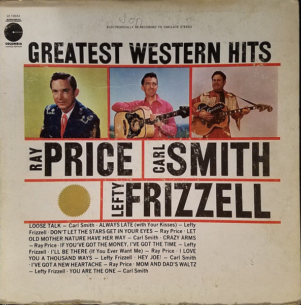 Various- Greatest Western Hits - Darkside Records