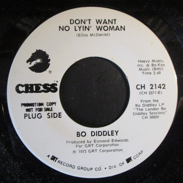Bo Diddley- I Don't Want No Lyin' Woman / Make A Hit Record (Promo) - Darkside Records