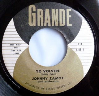 Johnny Zamot And Orchestra- Yo Volvere (VG, Playtested, Priced Accordingly) - Darkside Records