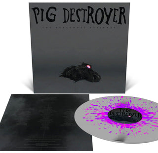 Pig Destroyer- The Octagonal Stairway (Metallic Silver with Neon Magenta and Neon Violet Splatter) - Darkside Records