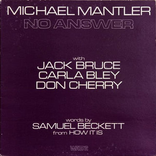Michael Mantler- No Answer - Darkside Records