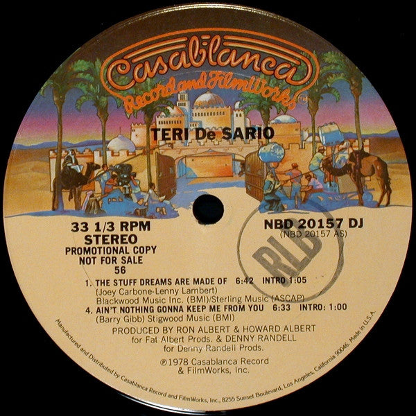Teri De Sario- The Stuff Dreams Are Made Of / Ain't Nothing Gonna Keep Me From You (12”) - Darkside Records
