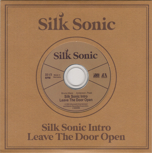 Silk Sonic- Silk Sonic Intro / Leave The Door Open (Promo Sampler) (SEALED) - Darkside Records
