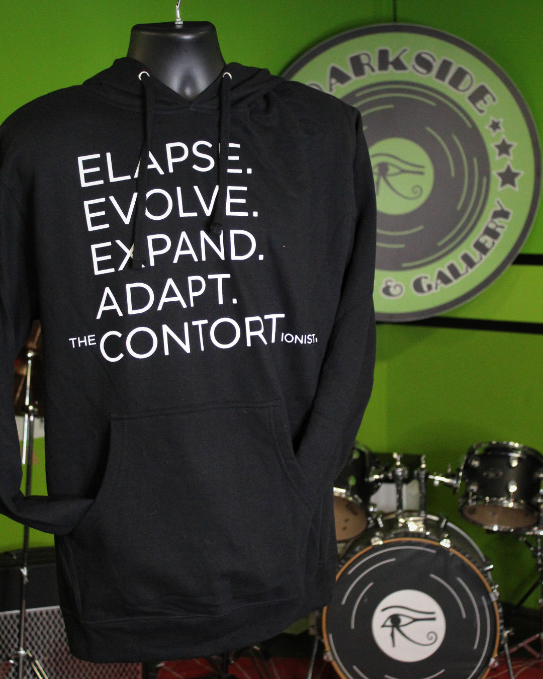 The Contortionist Elapse Evolve Expand Adapt Pullover Hoodie, Blk, M - Darkside Records