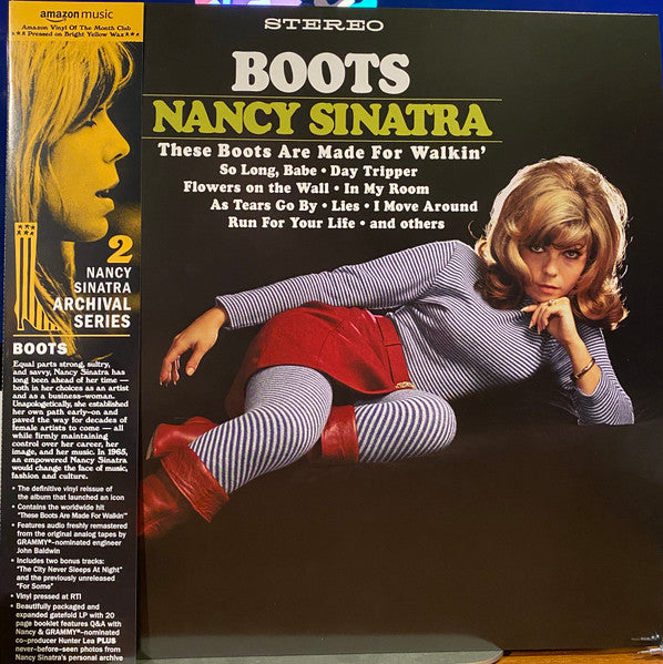 Nancy Sinatra- Boots (Bright Yellow) (Sealed) - Darkside Records