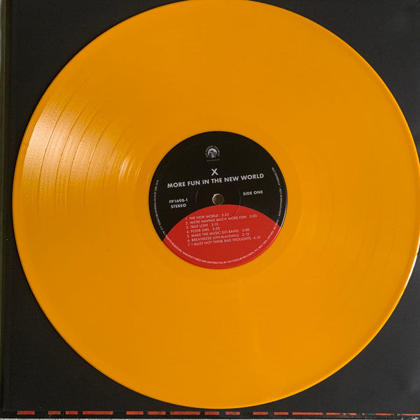 X- More Fun In The New World (2019 Reissue)(Yellow) - Darkside Records