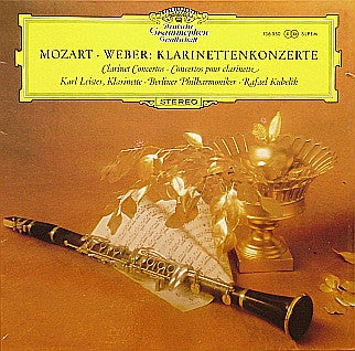 Mozart/Weber- Clarinet Concertos Berliner Philharmoniker (Karl Leister, Klarinette/Rafael Kubelik, Director) - DarksideRecords