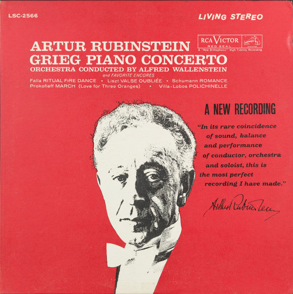 Grieg- Grieg Piano Concerto (Artus Rubinstein, Conductor) - Darkside Records