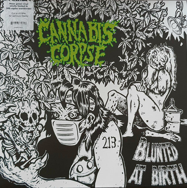 Cannabis Corpse- Blunted At Birth (Neon Green)