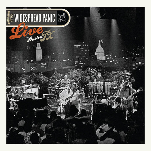 Widespread Panic- Live From Austin TX (Orange w/Black & White Splatter) - Darkside Records