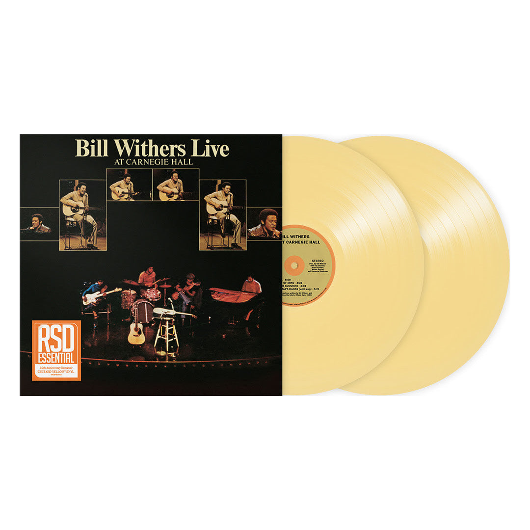 Bill Withers- Live At Carnegie Hall (RSD Essential Custard Vinyl) (PREORDER) - Darkside Records