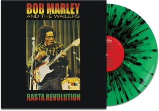 Bob Marley- Rasta Revolution (Green/Black Splatter)