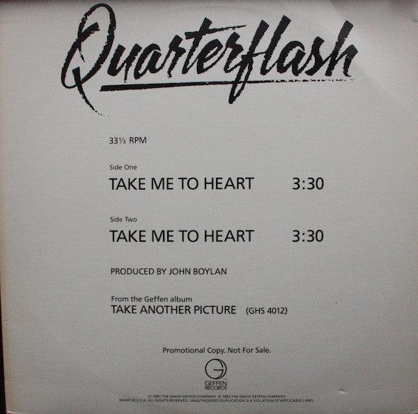 Quarterflash- Take Me To Heart (12”)(Promo) - DarksideRecords