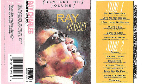 Ray Charles- Greatest Hits Vol.1 - Darkside Records