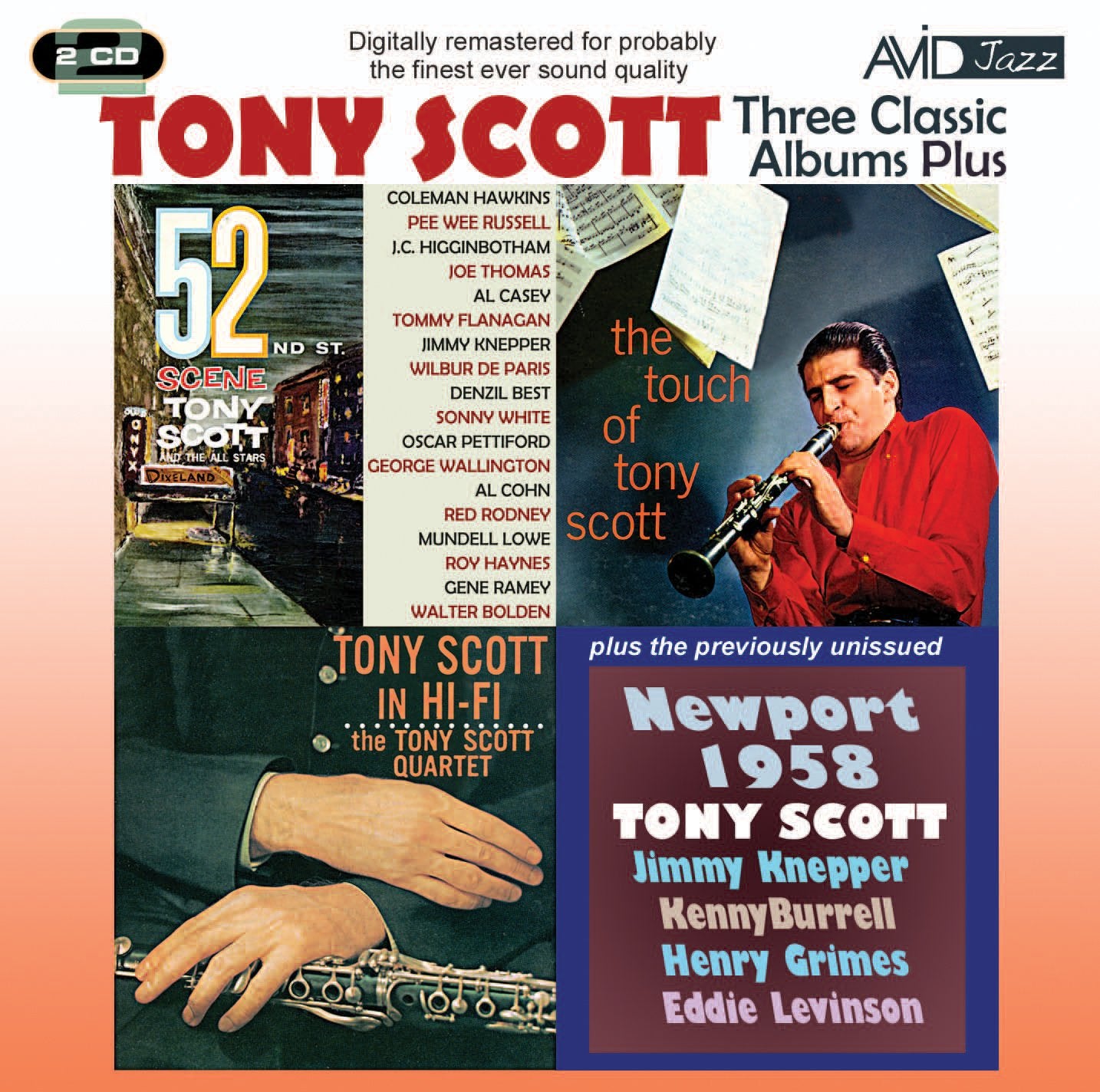 Tony Scott- Three Albums Classic Plus - Darkside Records
