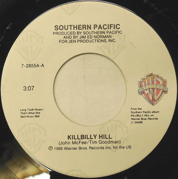 Southern Pacific- Killbilly Hill - Darkside Records
