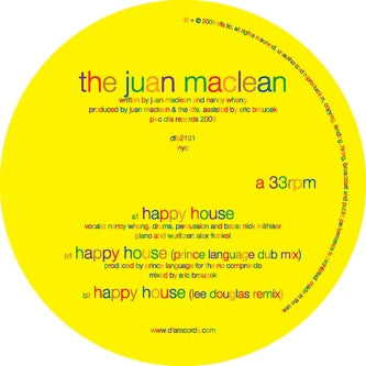 Juan Maclean- Happy House (12”) (Sealed) - Darkside Records