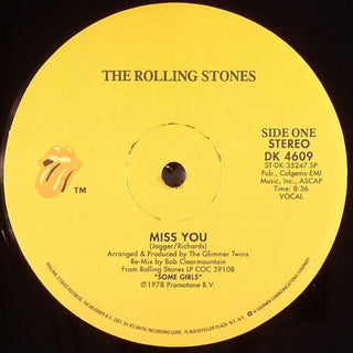 Rolling Stones- Miss You (Special Disco Version) - DarksideRecords