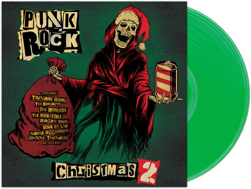 Various- Punk Rock Christmas 2 (Green Vinyl) - Darkside Records