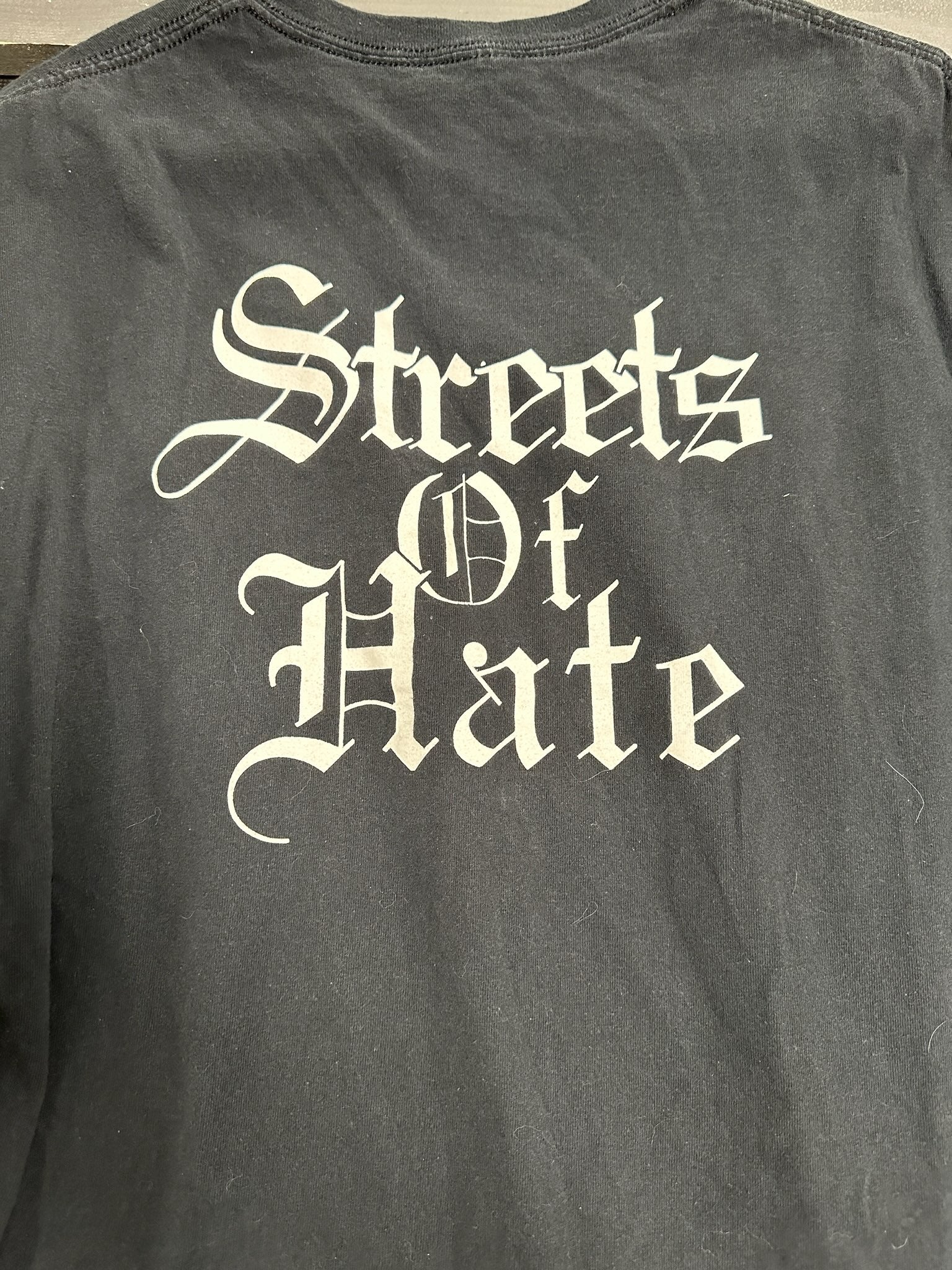 Streets Of Hate Crown Logo T-Shirt, Blk, XL - Darkside Records