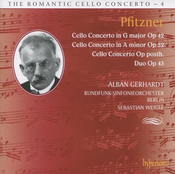 Pfitzner- Cello Concerto In G Major Op 42 / Cello Concerto In A Minor Op 52 / Cello Concerto Op Posth. / Duo Op 43 (Sebastian Wiegle, Conductor) - Darkside Records