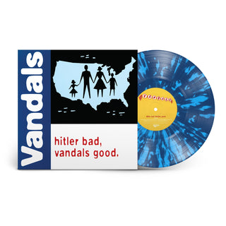 The Vandals- Hitler Bad, Vandals Good. (25th Anniv Ed) [White/Blue Splatter Vinyl] (PREORDER) - Darkside Records