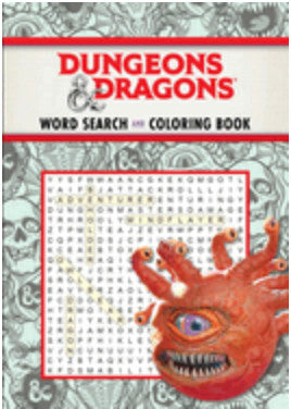 Dungeons & Dragons Word Search and Coloring - Darkside Records