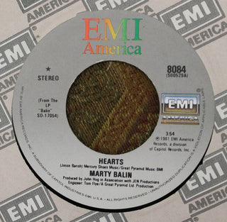 Marty Balin- Freeway / Hearts - Darkside Records