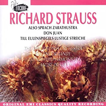 Strauss- Also Sprach Zaratustra / Don Juan / Till Eulenspiegels Lustige Streiche (Eugene Ormandy And Andre Previn Conducting) - Darkside Records