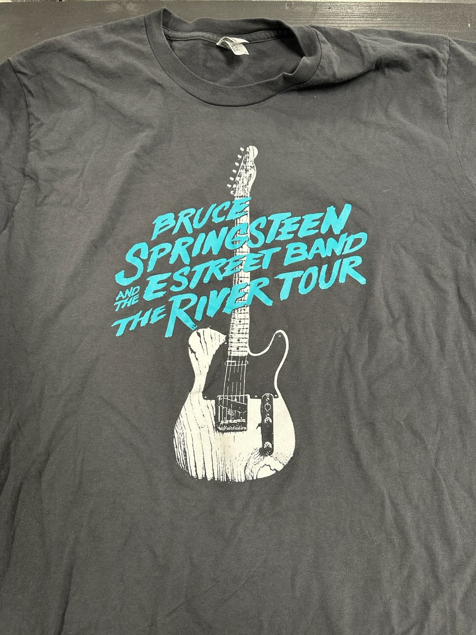Bruce Springsteen 2016 The River Tour T-Shirt, Grey, XL