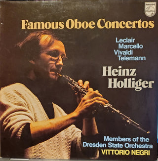 Leclair/Marcello/Vivaldi/Telemann- Famous Oboe Concertos (Heinz Holliger, Oboe) - Darkside Records