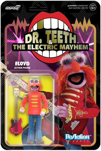 Super7 - Muppets ReAction Figures Wave 1 - Electric Mayhem Band - Floyd - Darkside Records