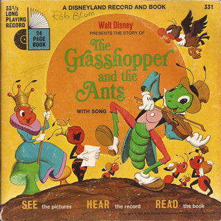 The Grasshopper And The Ants (Disney Book & 7") - Darkside Records