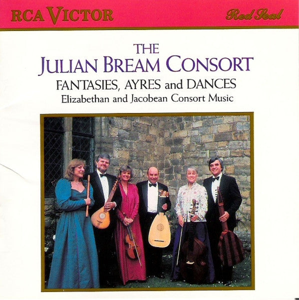 Various- Fantasies, Ayres And Dances (Elizabethan And Jacobean Consort Music) (Julian Bream Consort Recording) - Darkside Records