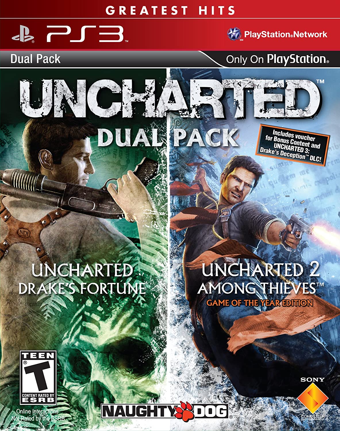 Uncharted & Uncharted 2 Dual Pack - Darkside Records