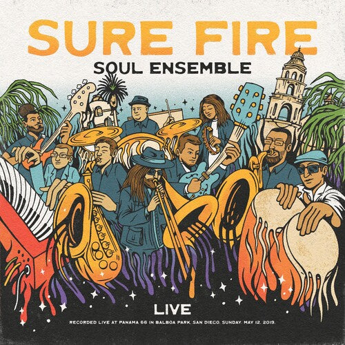 Sure Fire Soul Ensemble- Live At Panama 66 (Clear w/ Orange Swirl Vinyl) - Darkside Records