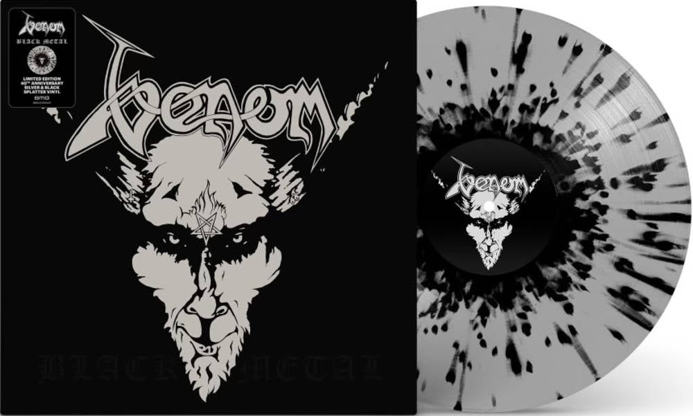 Venom- Black Metal (RSD Essential Silver/Black Splatter Vinyl) - Darkside Records