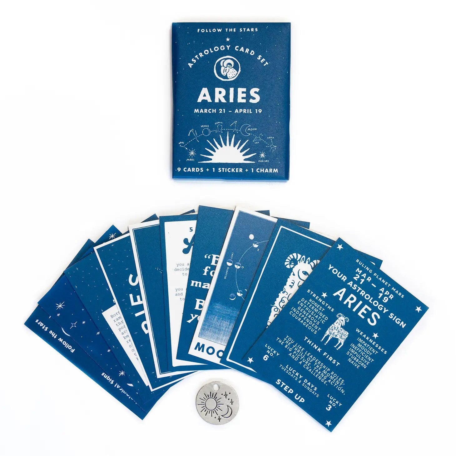 Aries Astrology Card Set
