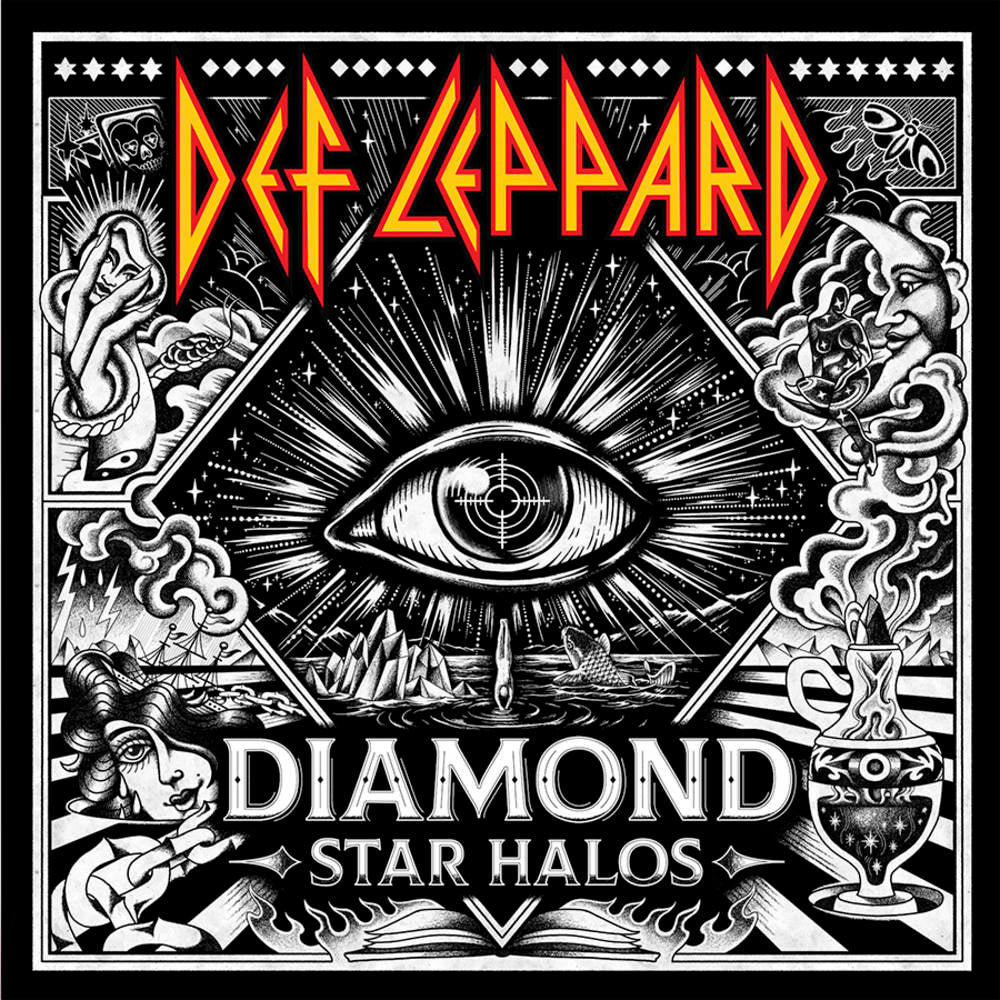 Def Leppard- Diamond Star Halos (Indie Exclusive Clear Vinyl) - Darkside Records