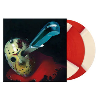 Friday the 13th Part IV: The Final Chapter Soundtrack (Hockey Mask Quad Variant) - Darkside Records